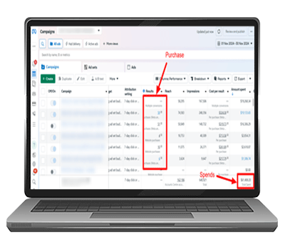 125+ orders from meta