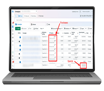 550+ orders from meta