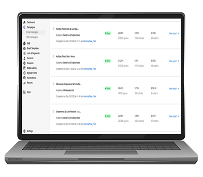 18% Conversion rate from Email Campaign