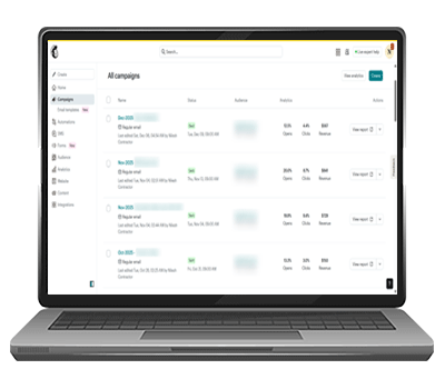22% Conversion rate from Email Campaign